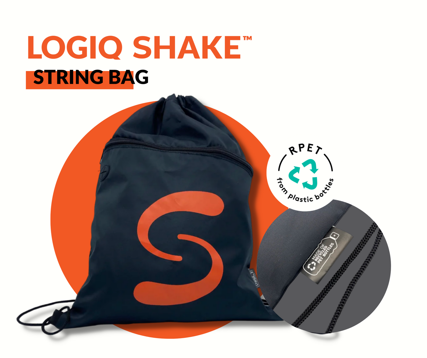 LogIQ Shake String Bag rPET